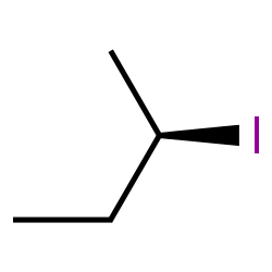 ChemSpider 2D Image | (-)-sec-Butyl Iodide | C4H9I
