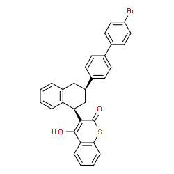 ChemSpider 2D Image | cis-difethialone | C31H23BrO2S