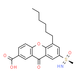 ChemSpider 2D Image | Sudexanox | C21H23NO5S