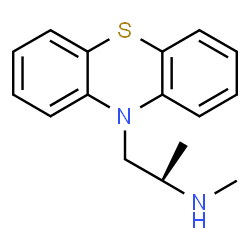 ChemSpider 2D Image | (R)-N-demethylpromethazine | C16H18N2S