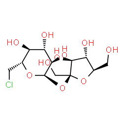 ChemSpider 2D Image | 6-Chloro-6-deoxysucrose | C12H21ClO10