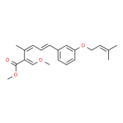 ChemSpider 2D Image | Strobilurin C | C21H26O4