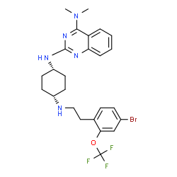 ChemSpider 2D Image | ATC-0065 FREE BASE | C25H29BrF3N5O