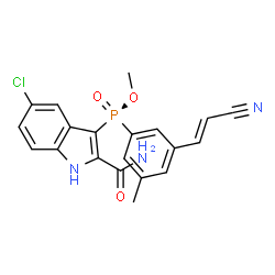 ChemSpider 2D Image | fosdevirine | C20H17ClN3O3P