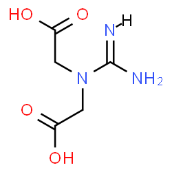 ChemSpider 2D Image | [N-(Carboxymethyl)carbamimidamido]acetic acid | C5H9N3O4