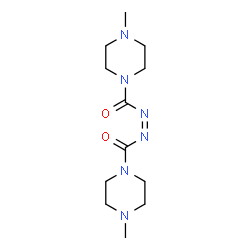 ChemSpider 2D Image | (Z)-1,2-Diazenediylbis[(4-methyl-1-piperazinyl)methanone] | C12H22N6O2