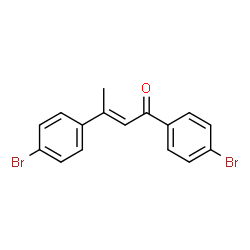 ChemSpider 2D Image | (2E)-1,3-Bis(4-bromophenyl)-2-buten-1-one | C16H12Br2O