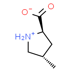 ChemSpider 2D Image | (2R,4S)-4-Methyl-2-pyrrolidiniumcarboxylate | C6H11NO2
