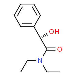 ChemSpider 2D Image | (2S)-N,N-Diethyl-2-hydroxy-2-phenylacetamide | C12H17NO2