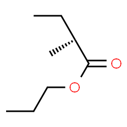 ChemSpider 2D Image | Propyl (2R)-2-methylbutanoate | C8H16O2