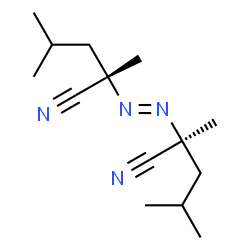 ChemSpider 2D Image | (2S,2'S)-2,2'-[(E)-1,2-Diazenediyl]bis(2,4-dimethylpentanenitrile) | C14H24N4