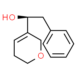 ChemSpider 2D Image | (1S)-1-(5,6-Dihydro-2H-pyran-3-yl)-2-phenylethanol | C13H16O2