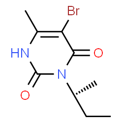 ChemSpider 2D Image | (R)-bromacil | C9H13BrN2O2