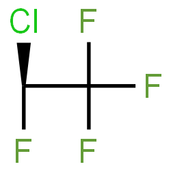 ChemSpider 2D Image | (2S)-2-Chloro-1,1,1,2-tetrafluoroethane | C2HClF4