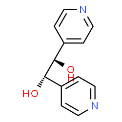 ChemSpider 2D Image | (1S,2S)-1,2-Di(4-pyridinyl)-1,2-ethanediol | C12H12N2O2
