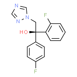 ChemSpider 2D Image | (-)-flutriafol | C16H13F2N3O