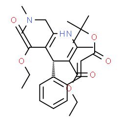 ChemSpider 2D Image | Diethyl (4S)-2-[(dimethylamino)methyl]-6-methyl-4-(2-{(1E)-3-[(2-methyl-2-propanyl)oxy]-3-oxo-1-propen-1-yl}phenyl)-1,4-dihydro-3,5-pyridinedicarboxylate | C28H38N2O6