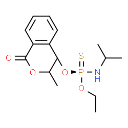 ChemSpider 2D Image | Isopropyl 2-{[(R)-ethoxy(isopropylamino)phosphorothioyl]oxy}benzoate | C15H24NO4PS