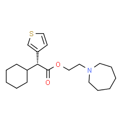 ChemSpider 2D Image | (R)-cetiedil | C20H31NO2S