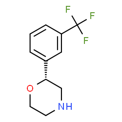 ChemSpider 2D Image | (R)-2-(3-(Trifluoromethyl)phenyl)morpholine | C11H12F3NO