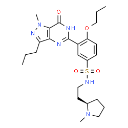 ChemSpider 2D Image | (R)-udenafil | C25H36N6O4S