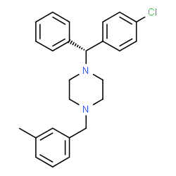 ChemSpider 2D Image | (R)-meclizine | C25H27ClN2