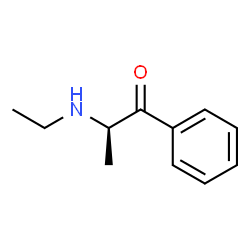 ChemSpider 2D Image | (2R)-2-(Ethylamino)-1-phenyl-1-propanone | C11H15NO