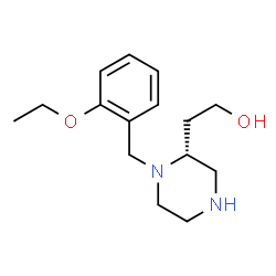 ChemSpider 2D Image | 2-[(2R)-1-(2-Ethoxybenzyl)-2-piperazinyl]ethanol | C15H24N2O2