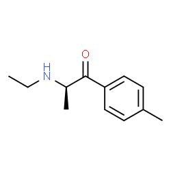 ChemSpider 2D Image | (2R)-2-(Ethylamino)-1-(4-methylphenyl)-1-propanone | C12H17NO