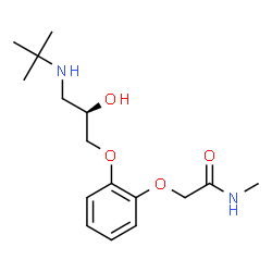 ChemSpider 2D Image | (R)-cetamolol | C16H26N2O4