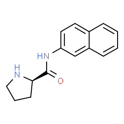 ChemSpider 2D Image | N-2-Naphthyl-D-prolinamide | C15H16N2O