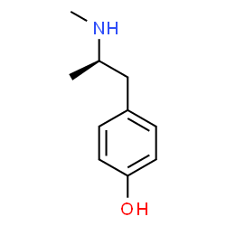 ChemSpider 2D Image | (R)-pholedrine | C10H15NO