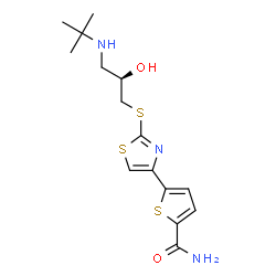 ChemSpider 2D Image | (R)-arotinolol | C15H21N3O2S3