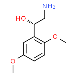 ChemSpider 2D Image | (1S)-2-Amino-1-(2,5-dimethoxyphenyl)ethanol | C10H15NO3