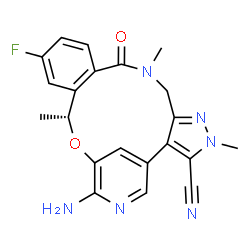 ChemSpider 2D Image | lorlatinib | C21H19FN6O2