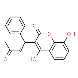 ChemSpider 2D Image | (R)-8-hydroxywarfarin | C19H16O5