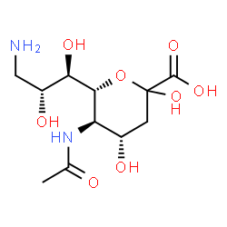 ChemSpider 2D Image | 9-Amino-N-acetylneuraminic acid | C11H20N2O8