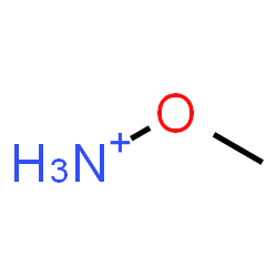 ChemSpider 2D Image | Methoxyammonium | CH6NO