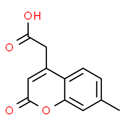 ChemSpider 2D Image | (7-METHYL-2-OXOCHROMEN-4-YL)ACETIC ACID | C12H10O4