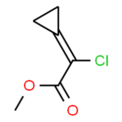 ChemSpider 2D Image | Methyl chloro(cyclopropylidene)acetate | C6H7ClO2