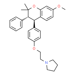 ChemSpider 2D Image | levormeloxifene | C30H35NO3