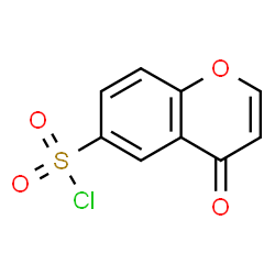 ChemSpider 2D Image | 4-Oxo-4H-chromene-6-sulfonyl chloride | C9H5ClO4S