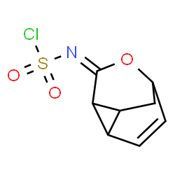 ChemSpider 2D Image | (3E)-4-Oxatricyclo[3.3.1.0~2,8~]non-6-en-3-ylidenesulfamyl chloride | C8H8ClNO3S