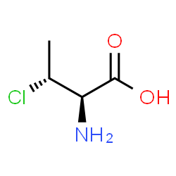 ChemSpider 2D Image | (2R,3R)-2-Amino-3-chlorobutanoic acid | C4H8ClNO2