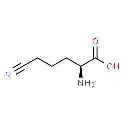 ChemSpider 2D Image | 6-Nitrilo-L-norleucine | C6H10N2O2