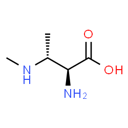 ChemSpider 2D Image | (2S,3R)-2-Amino-3-(methylamino)butanoic acid | C5H12N2O2