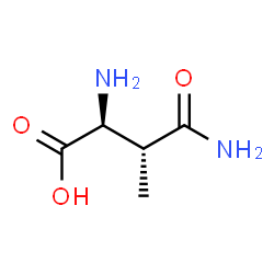 ChemSpider 2D Image | (3R)-3-Methyl-L-asparagine | C5H10N2O3