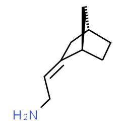 ChemSpider 2D Image | (2Z)-2-[(1R,4S)-Bicyclo[2.2.1]hept-2-ylidene]ethanamine | C9H15N