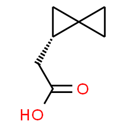 ChemSpider 2D Image | (1S)-Spiro[2.2]pent-1-ylacetic acid | C7H10O2