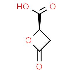 ChemSpider 2D Image | (2R)-4-Oxo-2-oxetanecarboxylic acid | C4H4O4